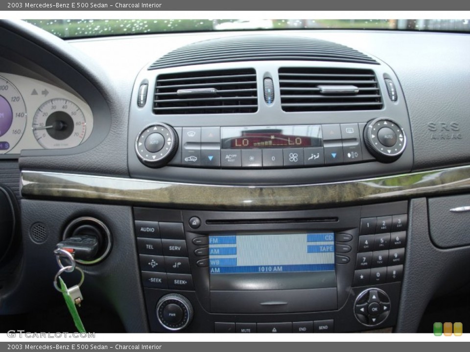 Charcoal Interior Controls for the 2003 Mercedes-Benz E 500 Sedan #53888630