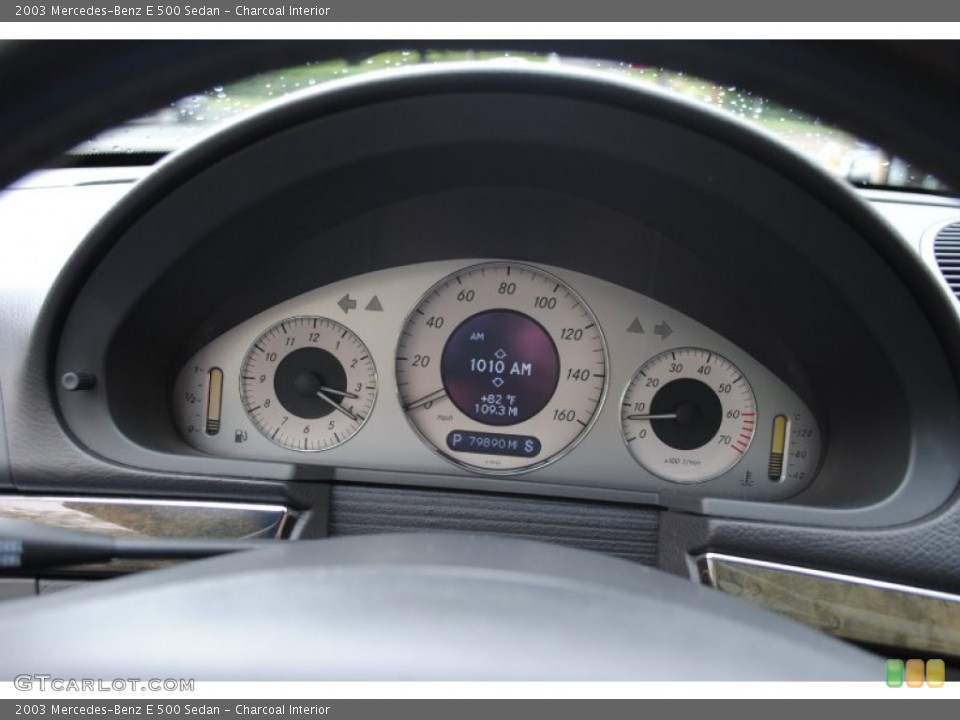Charcoal Interior Gauges for the 2003 Mercedes-Benz E 500 Sedan #53888648