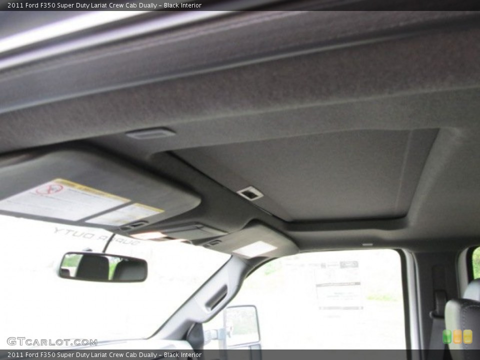 Black Interior Sunroof for the 2011 Ford F350 Super Duty Lariat Crew Cab Dually #53891354