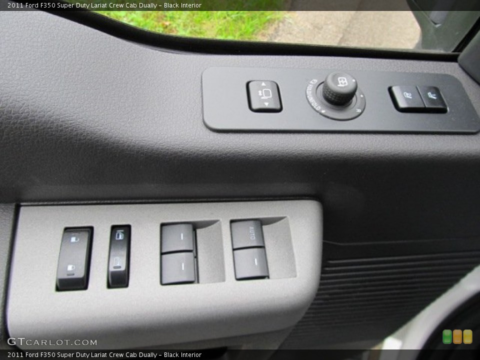 Black Interior Controls for the 2011 Ford F350 Super Duty Lariat Crew Cab Dually #53891366