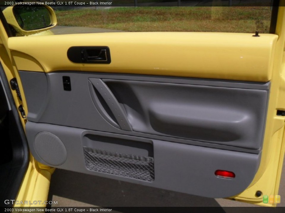 Black Interior Door Panel for the 2003 Volkswagen New Beetle GLX 1.8T Coupe #53891441