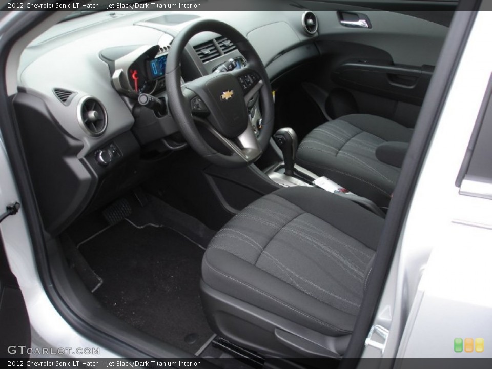 Jet Black/Dark Titanium Interior Photo for the 2012 Chevrolet Sonic LT Hatch #53892029
