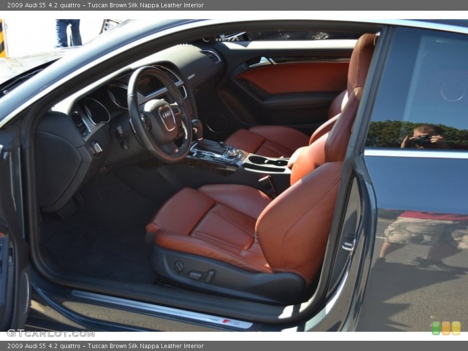 Tuscan Brown Silk Nappa Leather Interior Photo for the 2009 Audi S5 4.2 quattro #53892049