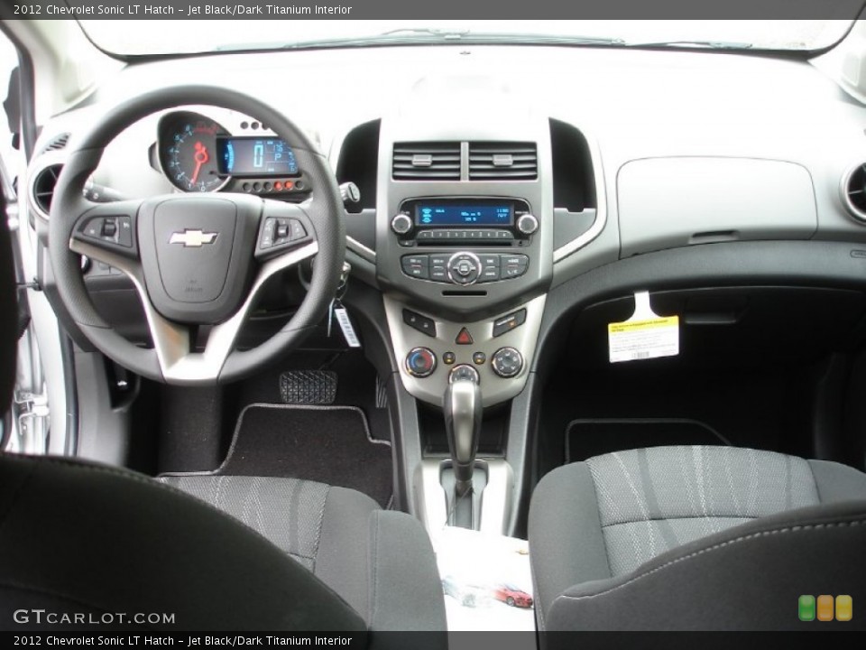 Jet Black/Dark Titanium Interior Dashboard for the 2012 Chevrolet Sonic LT Hatch #53892053