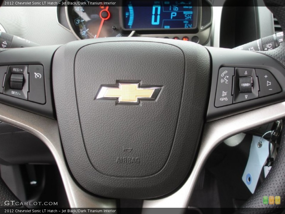 Jet Black/Dark Titanium Interior Controls for the 2012 Chevrolet Sonic LT Hatch #53892080