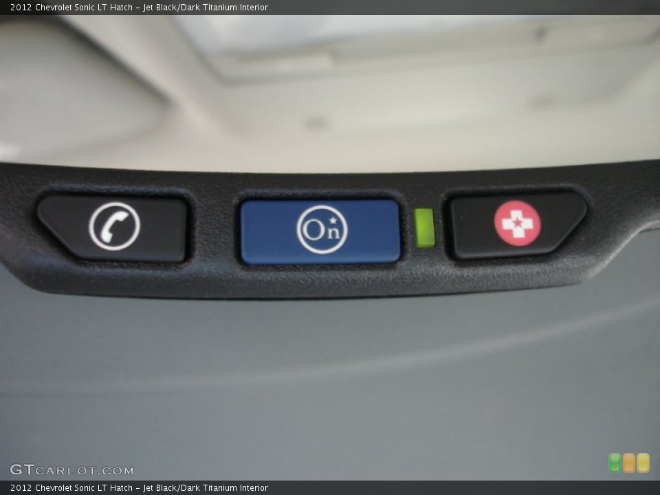 Jet Black/Dark Titanium Interior Controls for the 2012 Chevrolet Sonic LT Hatch #53892107