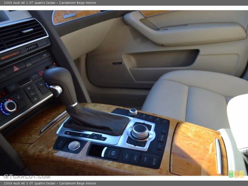 Cardamom Beige Interior Transmission for the 2009 Audi A6 3.0T quattro Sedan #53892215