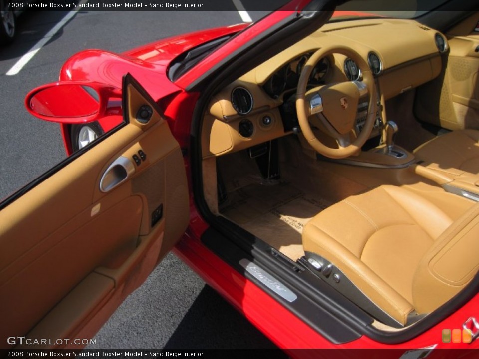 Sand Beige Interior Photo for the 2008 Porsche Boxster  #53893328