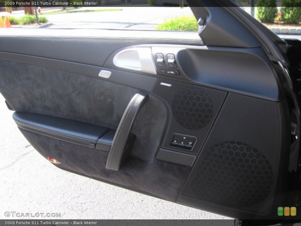 Black Interior Door Panel for the 2009 Porsche 911 Turbo Cabriolet #53893619