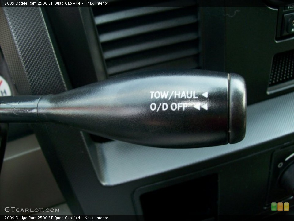 Khaki Interior Transmission for the 2009 Dodge Ram 2500 ST Quad Cab 4x4 #53893892