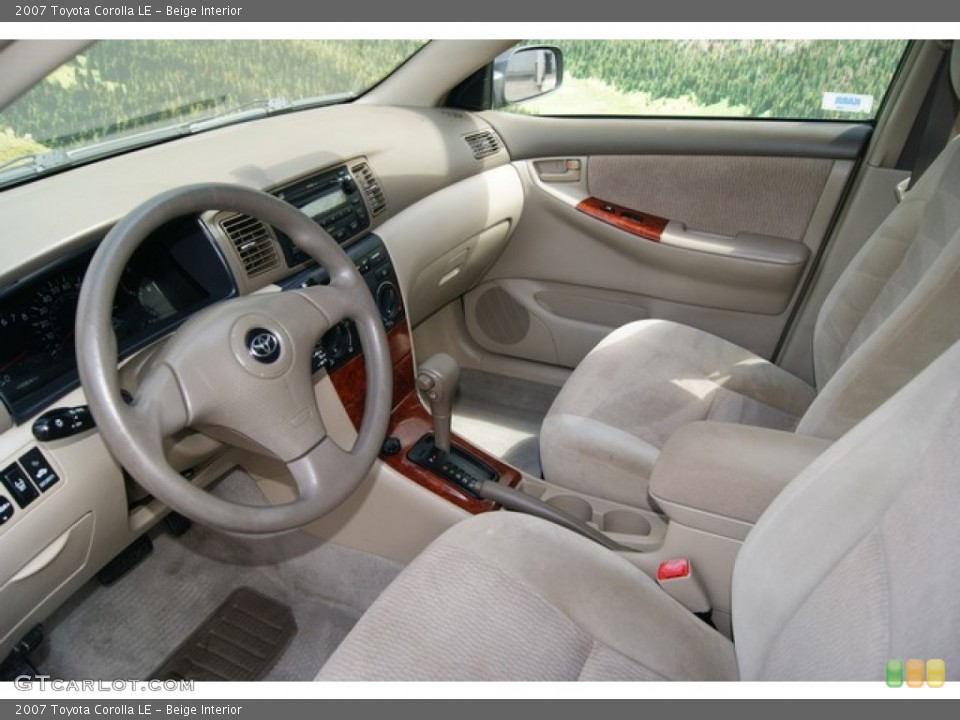 Beige Interior Photo for the 2007 Toyota Corolla LE #53894389