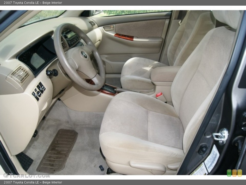 Beige Interior Photo for the 2007 Toyota Corolla LE #53894402