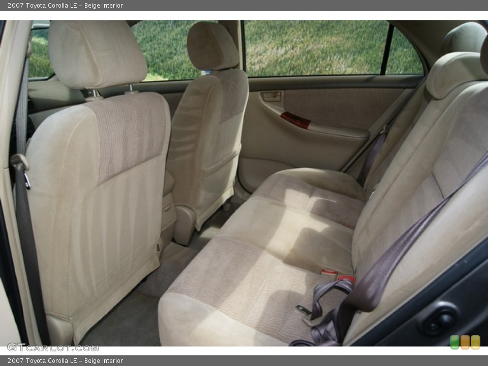 Beige Interior Photo for the 2007 Toyota Corolla LE #53894429