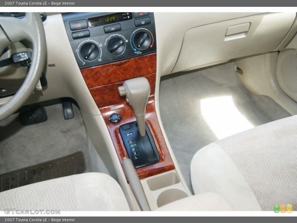 Beige Interior Transmission for the 2007 Toyota Corolla LE #53894537