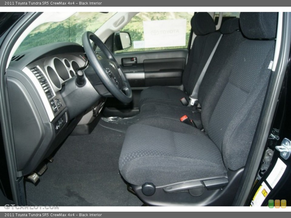 Black Interior Photo for the 2011 Toyota Tundra SR5 CrewMax 4x4 #53895317