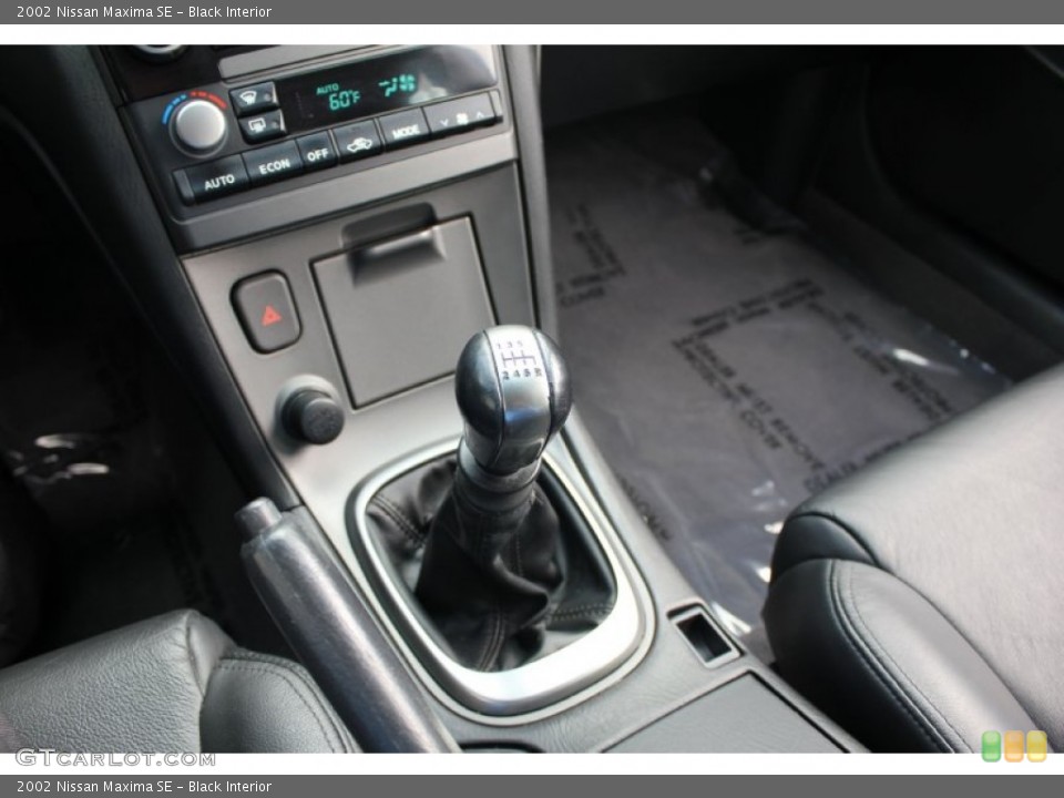 Black Interior Transmission for the 2002 Nissan Maxima SE #53896643