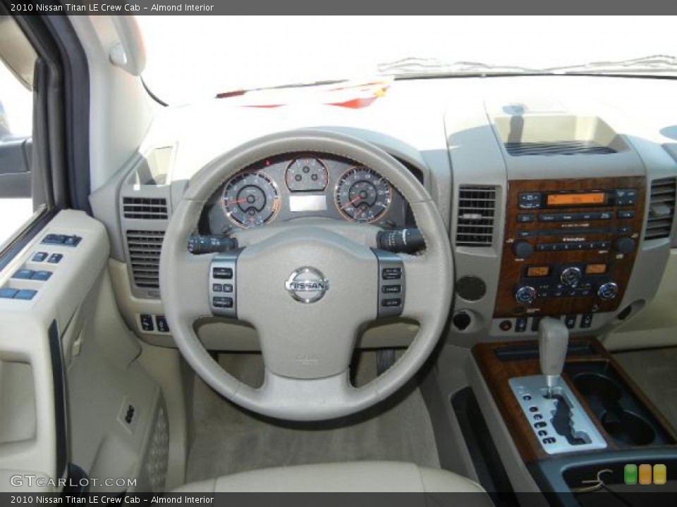 Almond Interior Dashboard for the 2010 Nissan Titan LE Crew Cab #53896733