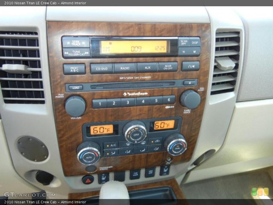 Almond Interior Controls for the 2010 Nissan Titan LE Crew Cab #53896769