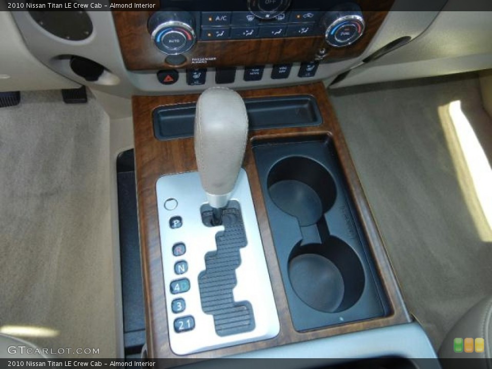Almond Interior Transmission for the 2010 Nissan Titan LE Crew Cab #53896793
