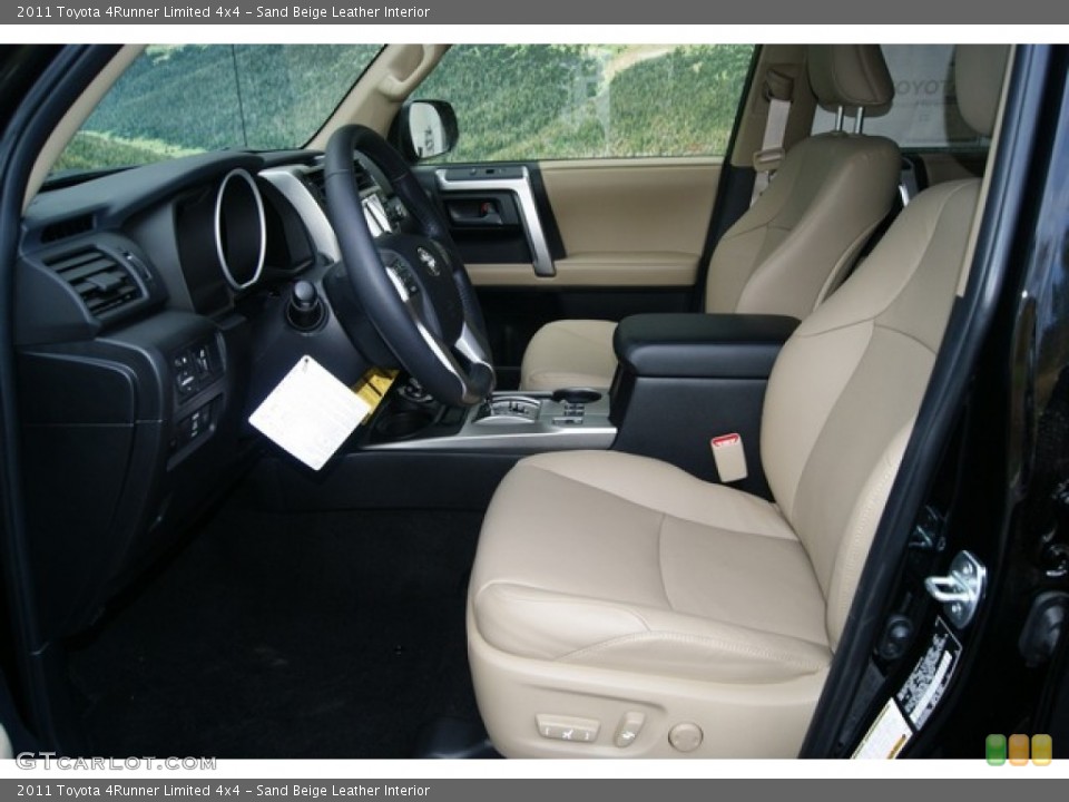 Sand Beige Leather Interior Photo for the 2011 Toyota 4Runner Limited 4x4 #53897804