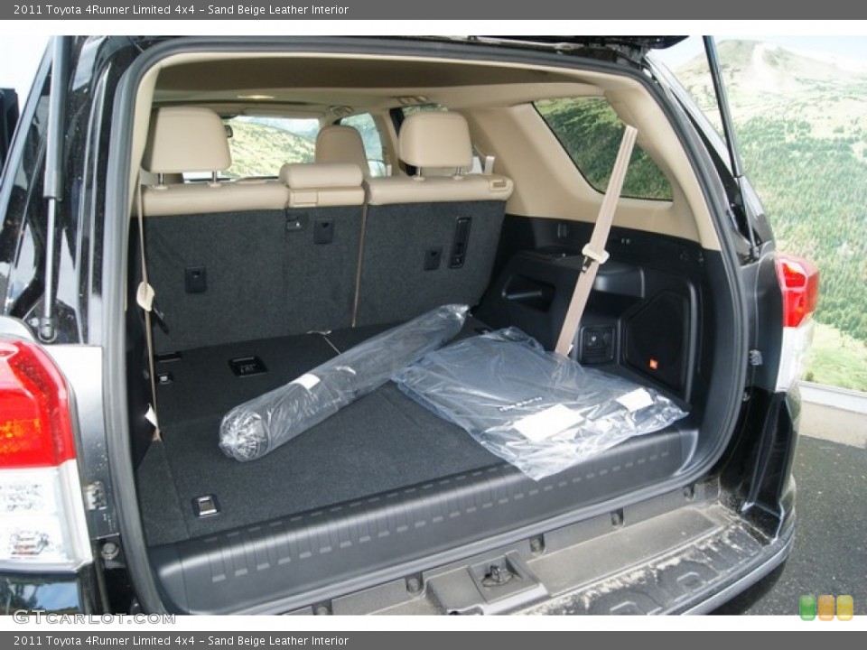 Sand Beige Leather Interior Trunk for the 2011 Toyota 4Runner Limited 4x4 #53897834