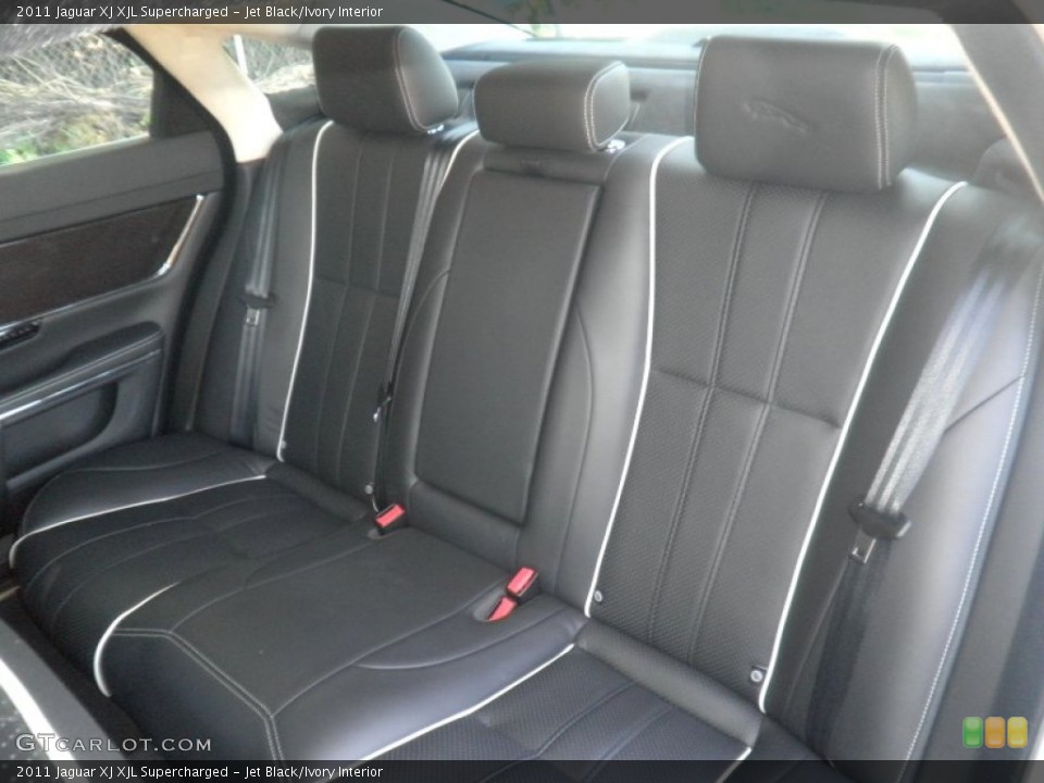 Jet Black/Ivory Interior Photo for the 2011 Jaguar XJ XJL Supercharged #53898239