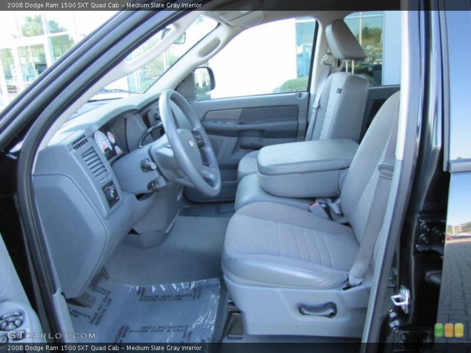 Medium Slate Gray Interior Photo for the 2008 Dodge Ram 1500 SXT Quad Cab #53899442