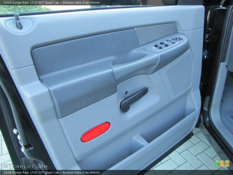 Medium Slate Gray Interior Door Panel for the 2008 Dodge Ram 1500 SXT Quad Cab #53899451