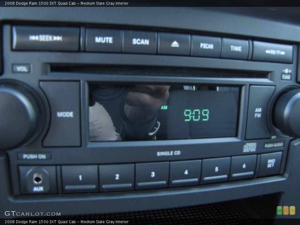 Medium Slate Gray Interior Audio System for the 2008 Dodge Ram 1500 SXT Quad Cab #53899571
