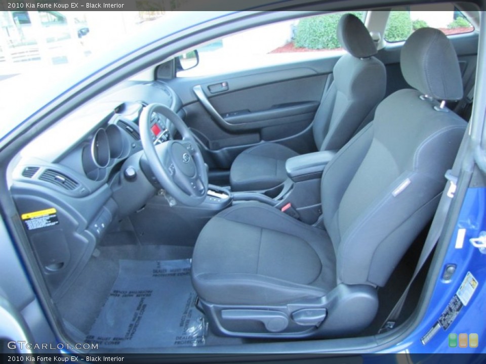Black Interior Photo for the 2010 Kia Forte Koup EX #53900012