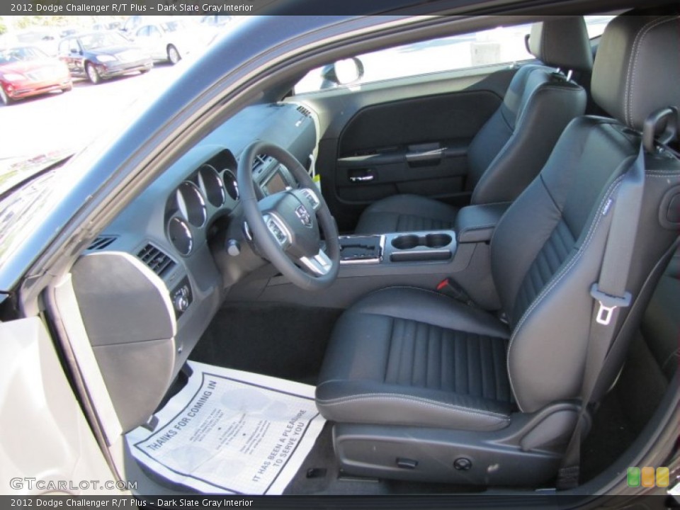 Dark Slate Gray Interior Photo for the 2012 Dodge Challenger R/T Plus #53900462