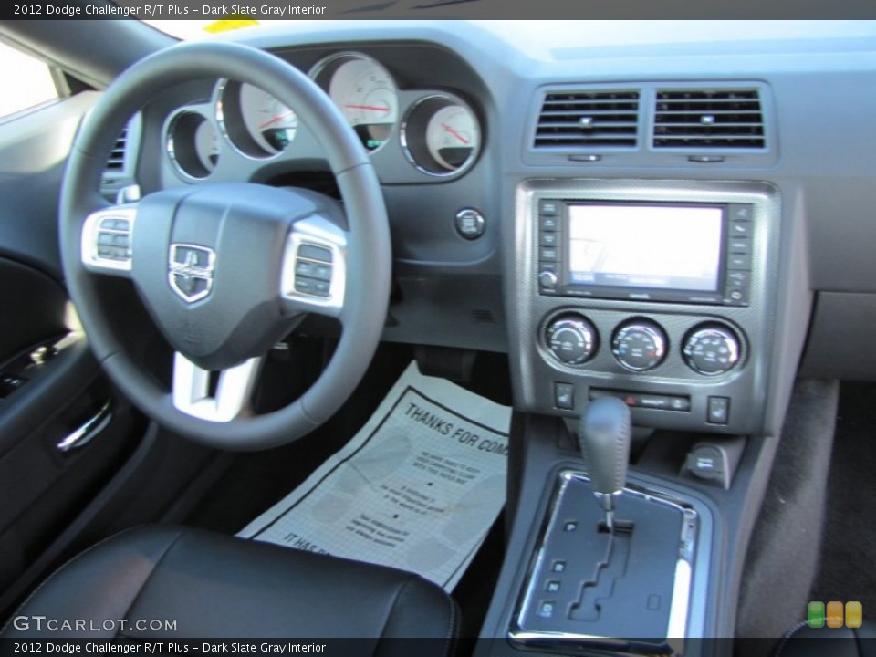 Dark Slate Gray Interior Dashboard for the 2012 Dodge Challenger R/T Plus #53900471