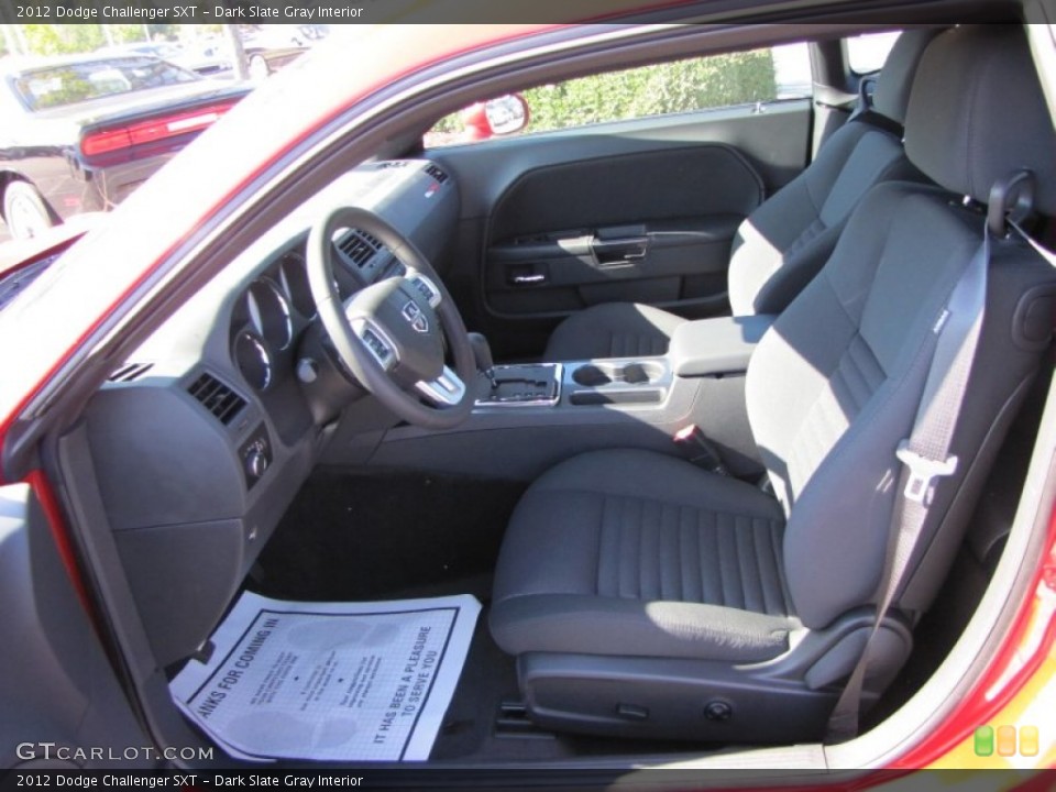 Dark Slate Gray Interior Photo for the 2012 Dodge Challenger SXT #53900714