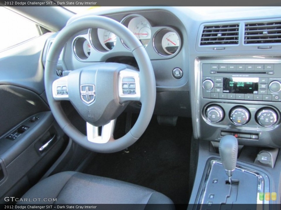 Dark Slate Gray Interior Dashboard for the 2012 Dodge Challenger SXT #53900789