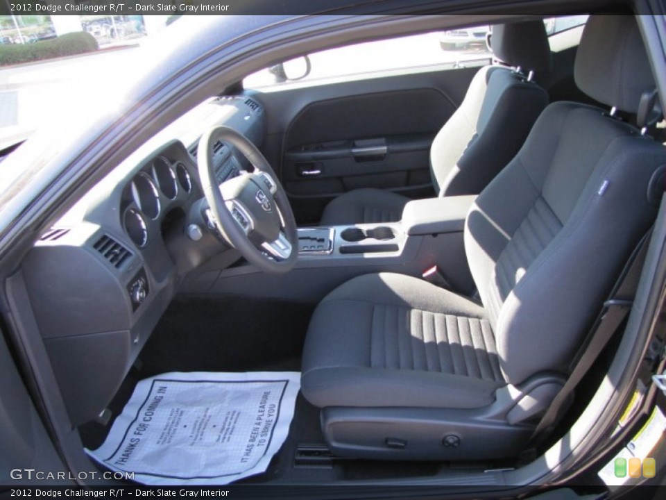 Dark Slate Gray Interior Photo for the 2012 Dodge Challenger R/T #53900912