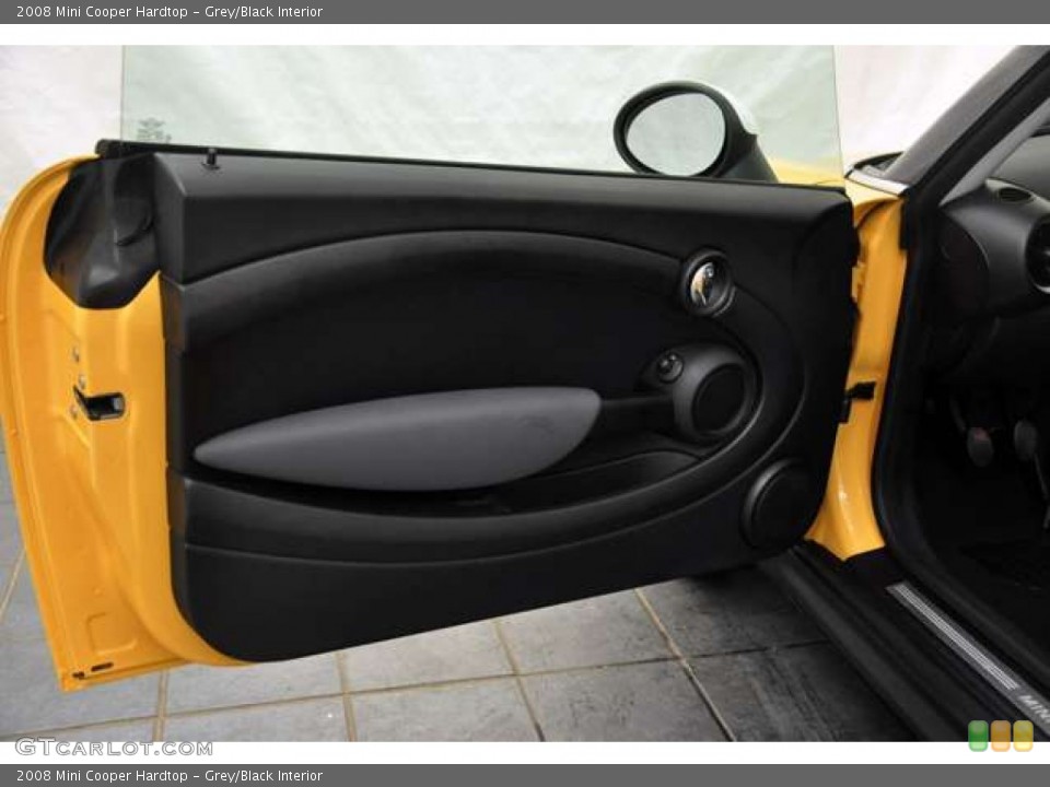 Grey/Black Interior Door Panel for the 2008 Mini Cooper Hardtop #53901956