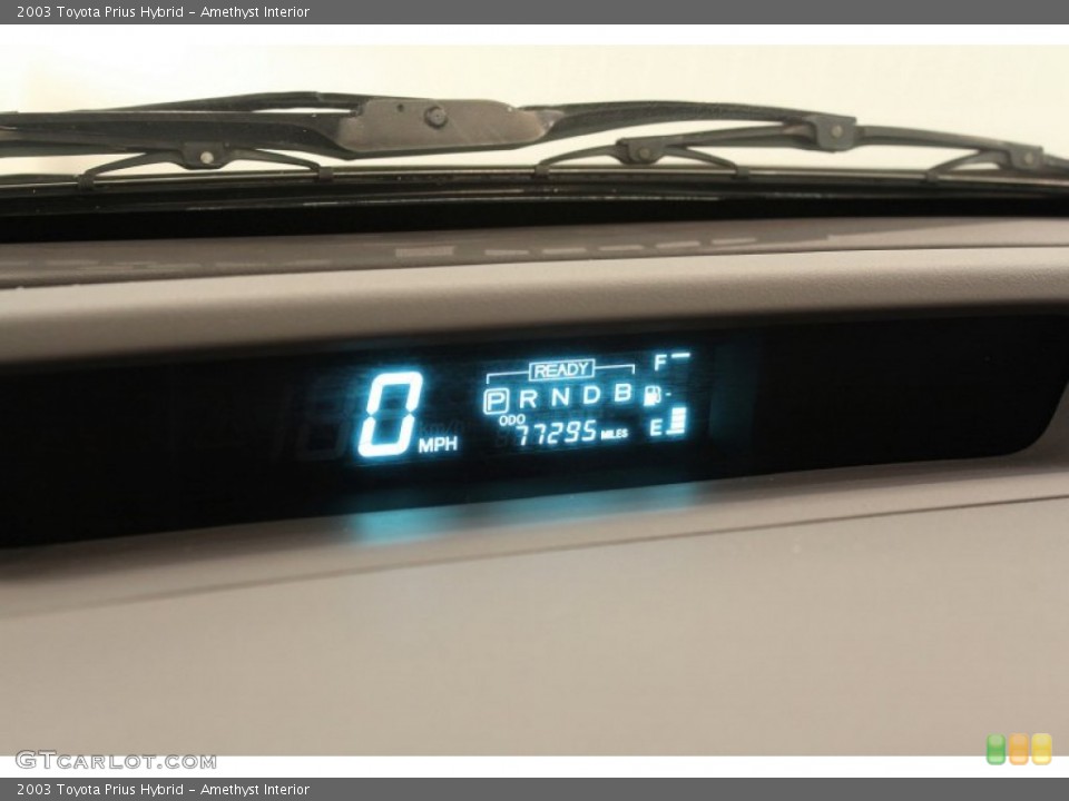 Amethyst Interior Gauges for the 2003 Toyota Prius Hybrid #53902262