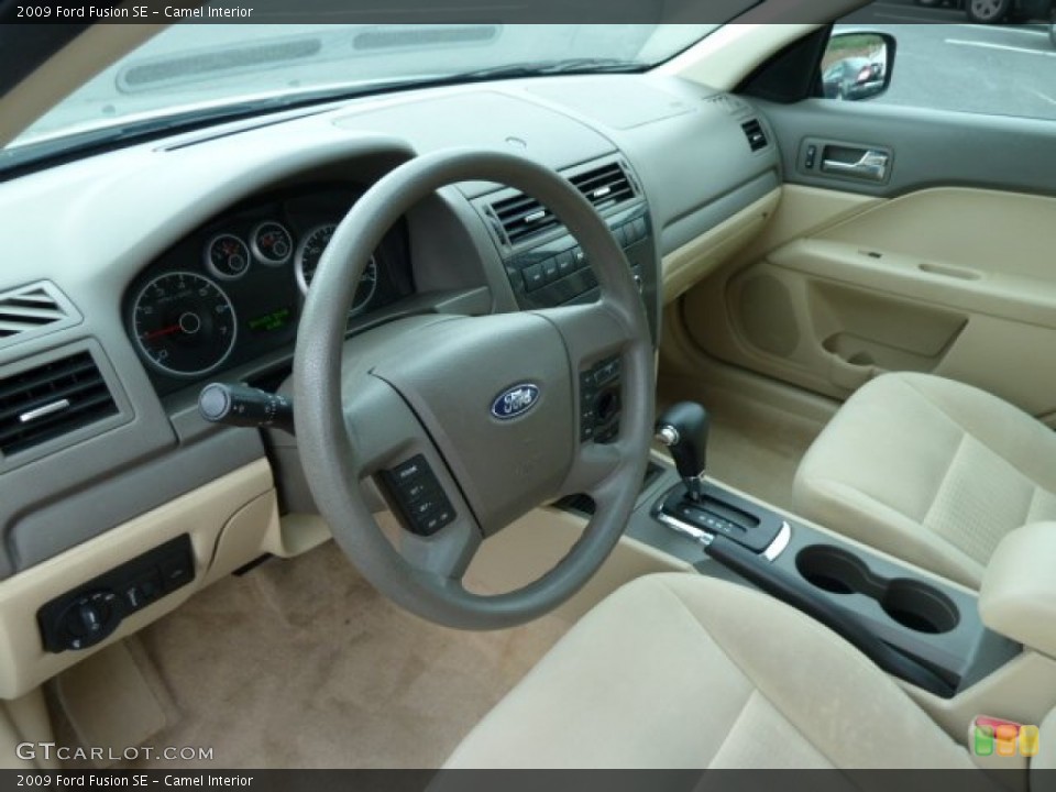 Camel Interior Prime Interior for the 2009 Ford Fusion SE #53902628