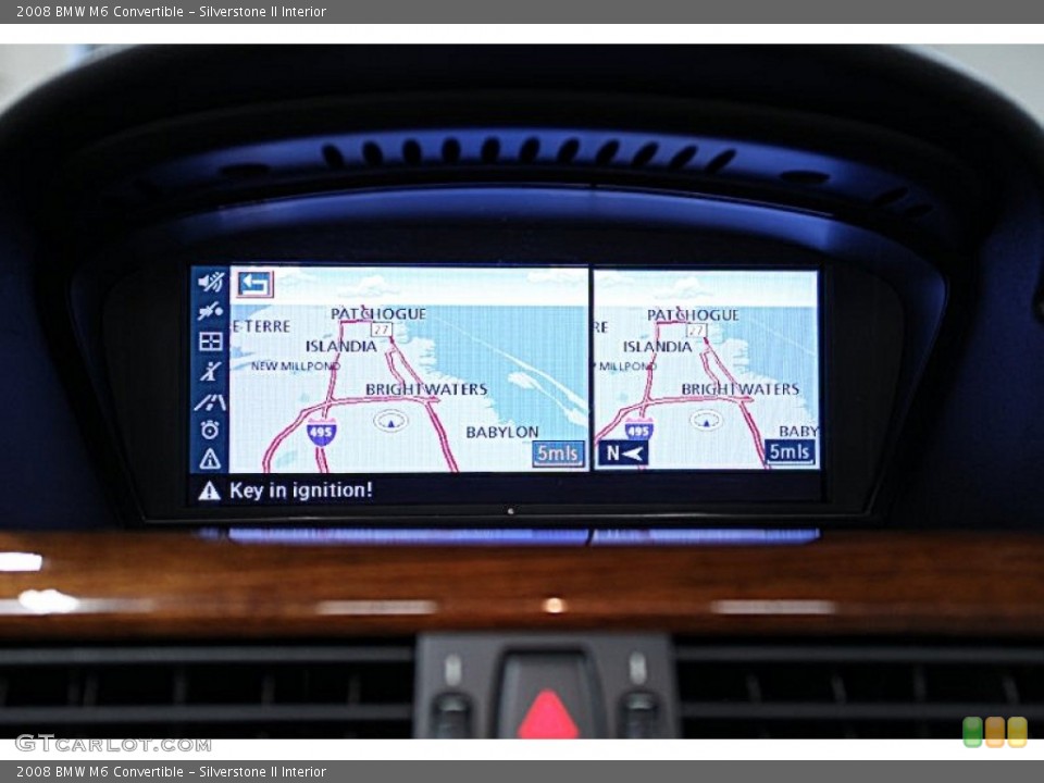 Silverstone II Interior Navigation for the 2008 BMW M6 Convertible #53903486