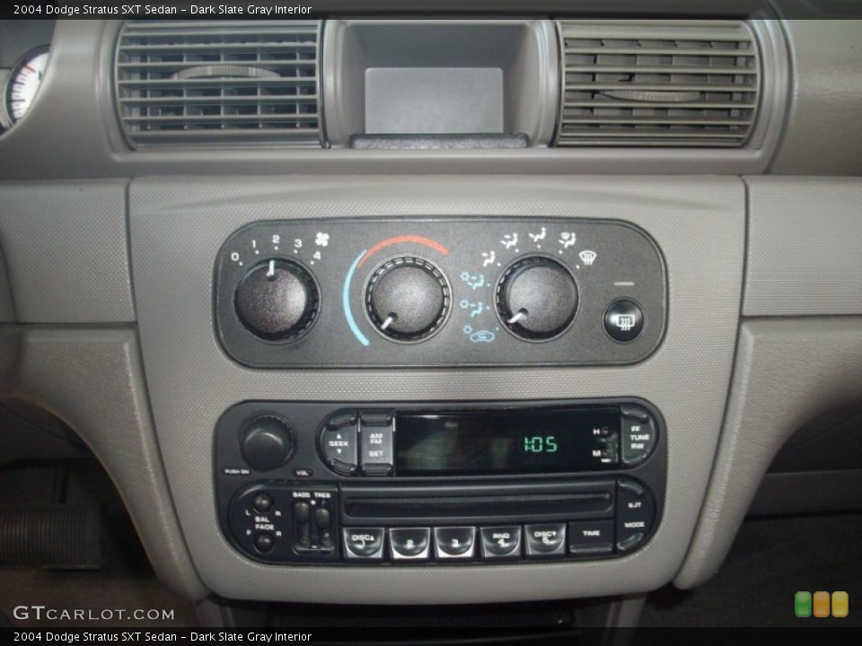 Dark Slate Gray Interior Controls for the 2004 Dodge Stratus SXT Sedan #53906437