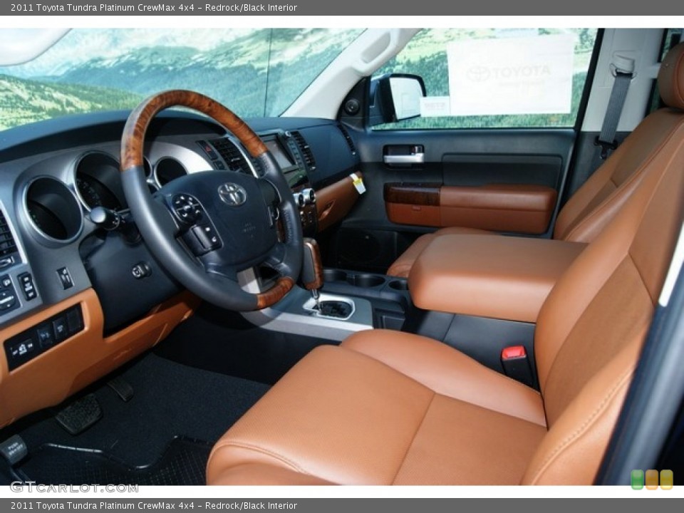 Redrock/Black Interior Photo for the 2011 Toyota Tundra Platinum CrewMax 4x4 #53907688