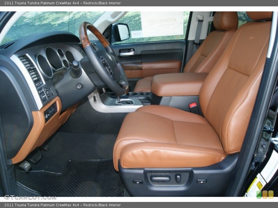 Redrock/Black Interior Photo for the 2011 Toyota Tundra Platinum CrewMax 4x4 #53907697