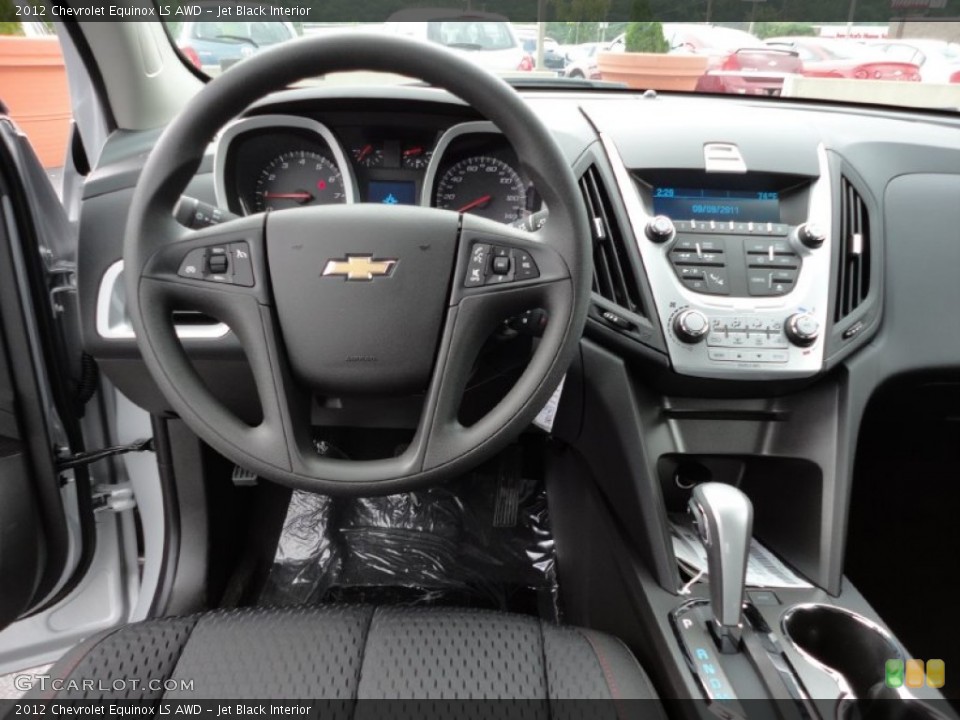 Jet Black Interior Dashboard for the 2012 Chevrolet Equinox LS AWD #53908036