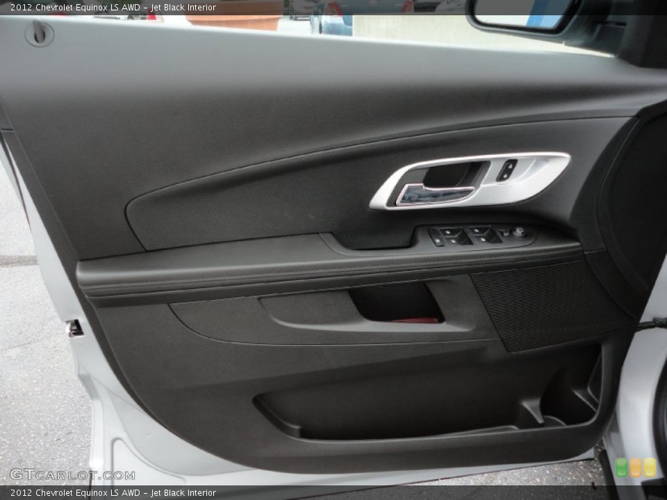 Jet Black Interior Door Panel for the 2012 Chevrolet Equinox LS AWD #53908045