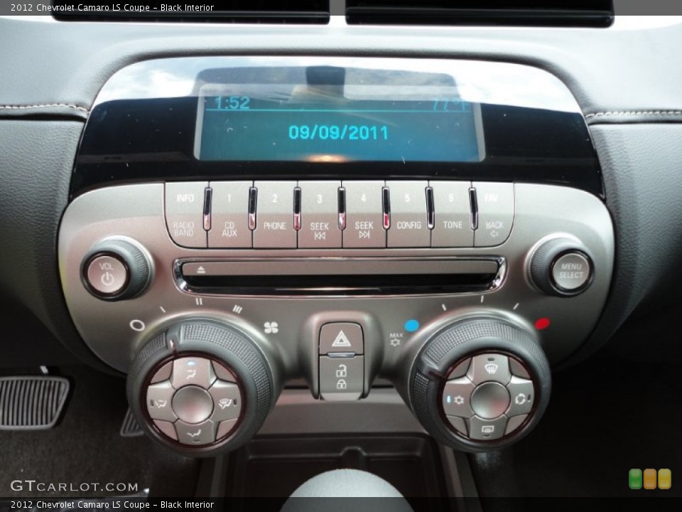 Black Interior Audio System for the 2012 Chevrolet Camaro LS Coupe #53908279