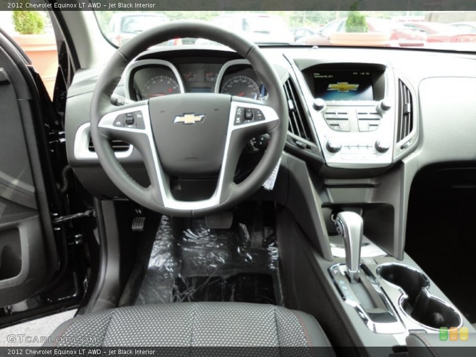 Jet Black Interior Dashboard for the 2012 Chevrolet Equinox LT AWD #53908402