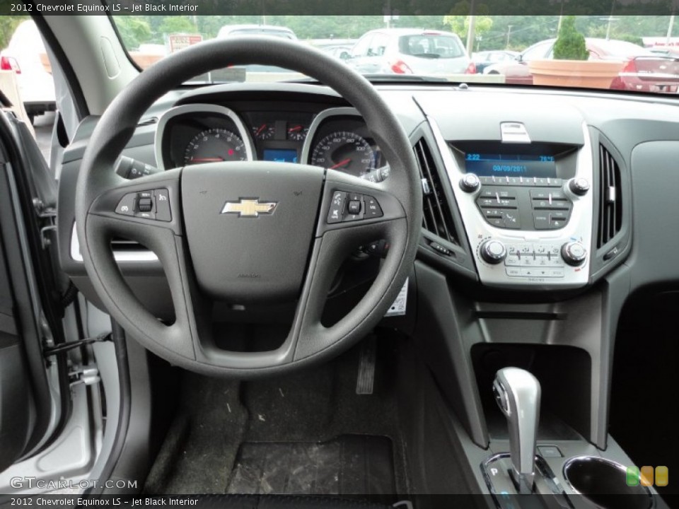 Jet Black Interior Dashboard for the 2012 Chevrolet Equinox LS #53908753