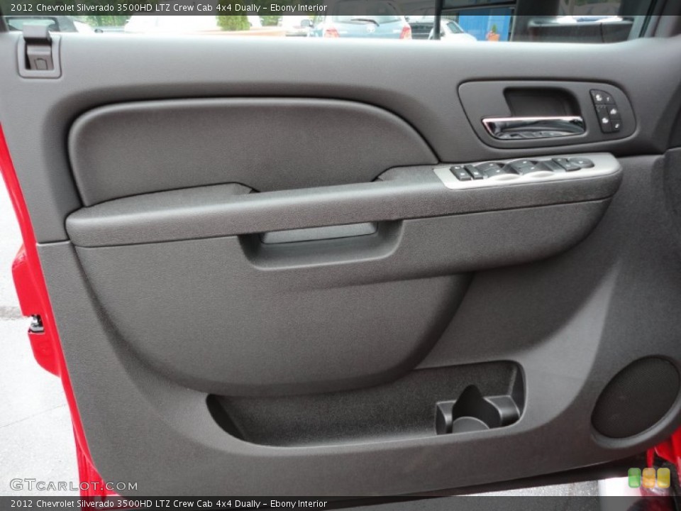 Ebony Interior Door Panel for the 2012 Chevrolet Silverado 3500HD LTZ Crew Cab 4x4 Dually #53908960