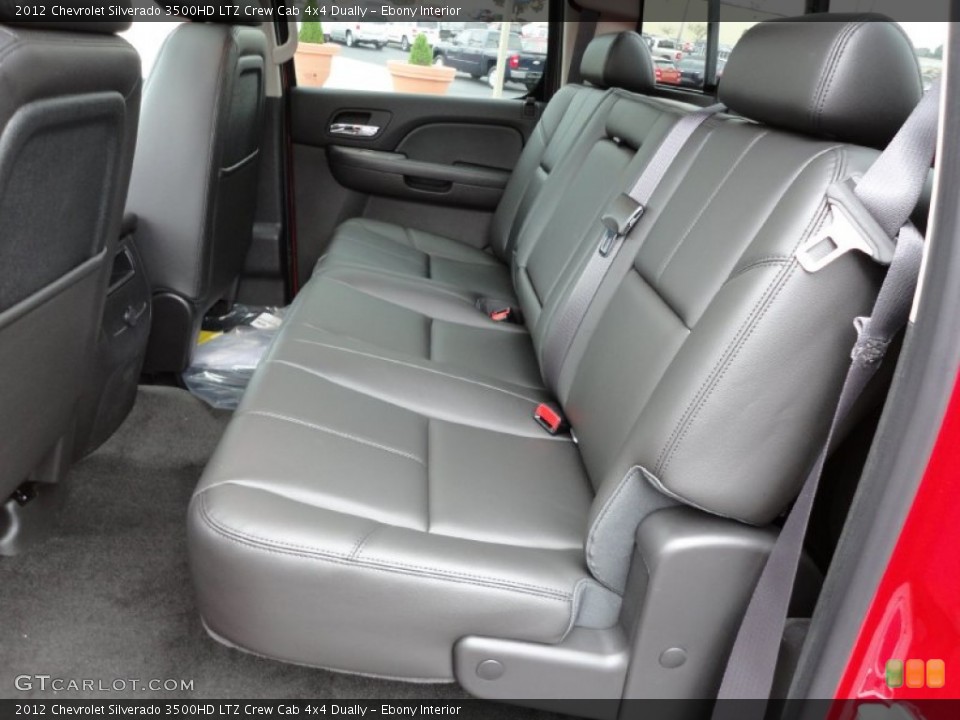 Ebony Interior Photo for the 2012 Chevrolet Silverado 3500HD LTZ Crew Cab 4x4 Dually #53908967
