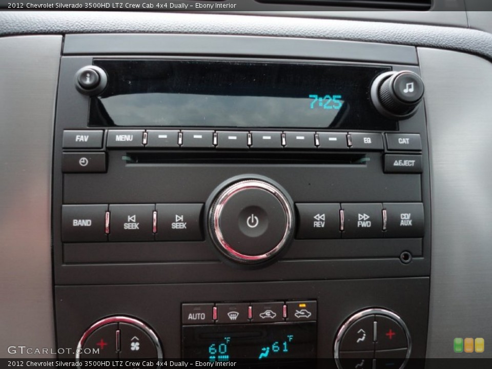 Ebony Interior Audio System for the 2012 Chevrolet Silverado 3500HD LTZ Crew Cab 4x4 Dually #53908992